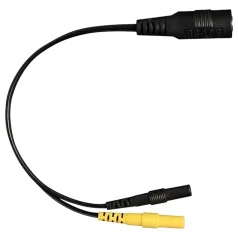 DG-LAB - elektroodijaotur 2,5 mm pesalt 2 mm-le (must)