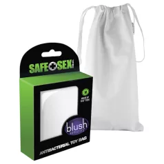 Safe Sex - antibakteriaalne hoiukott - valge (M)