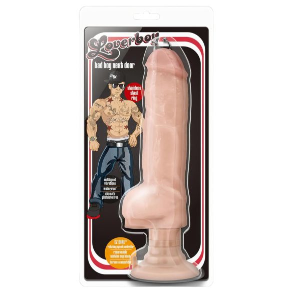Blush Bad Boy - vibraator piercinguga - 33 cm naturaalne