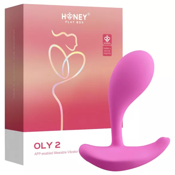 Honey Play Box Oly 2 - rakendusega juhitav G-punkti ja kliitori vibraator (roosa)