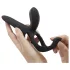 Honey Play Box Pleasure Pivot - nutirakendusega juhitav vibreeriv peenise- ja munandiring meestele (must)