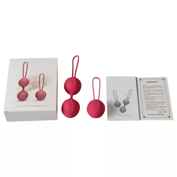Cotoxo Cherry - geishakuulide komplekt 2-osaline - punane