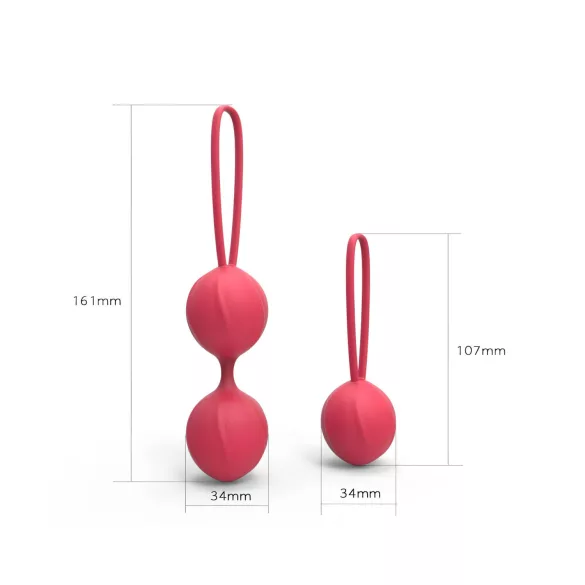 Cotoxo Cherry - geishakuulide komplekt 2-osaline - punane