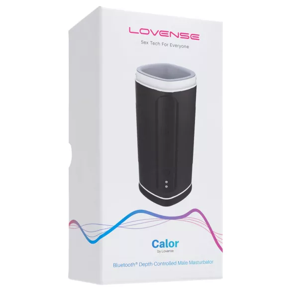 Lovense Calor - rakendusega juhitav soojendusega masturbator meestele (must)