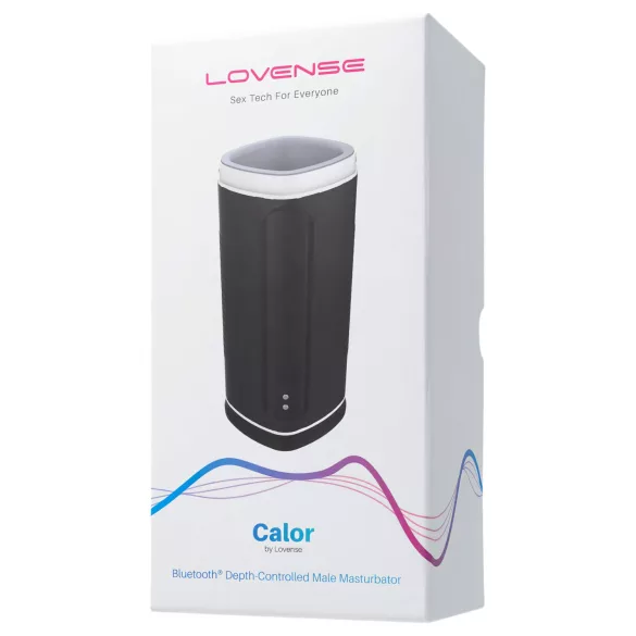 Lovense Calor - rakendusega juhitav soojendusega masturbator meestele (must)