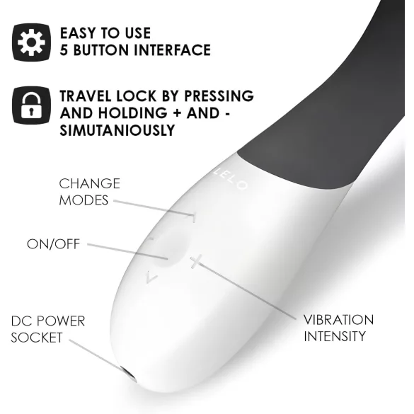 LELO Mona Wave - G-punkti vibraator - veekindel - must