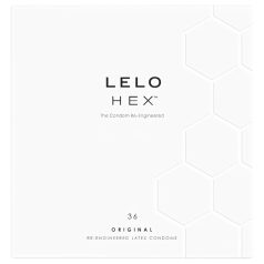 LELO Hex Original - kondoomid - naturaalne lateks - 36 tk