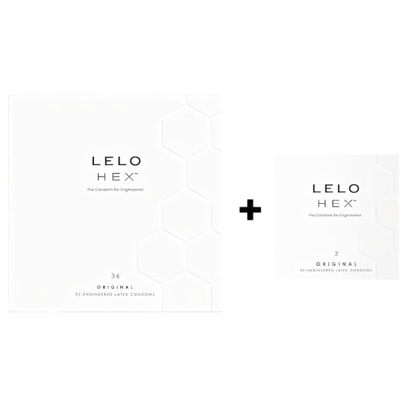 LELO Hex Original - luksuslik kondoomipakk (36+3tk)