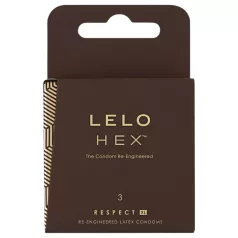 LELO Hex Respect XL - suur kondoom - 3 tk