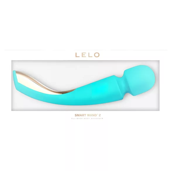 LELO Smart Wand 2 - suur massaaživibraator - akuga - türkiissinine