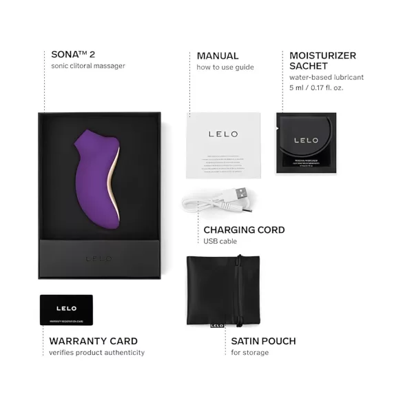 LELO Sona 2 - kliitoristimulaator - helilainetega - lilla