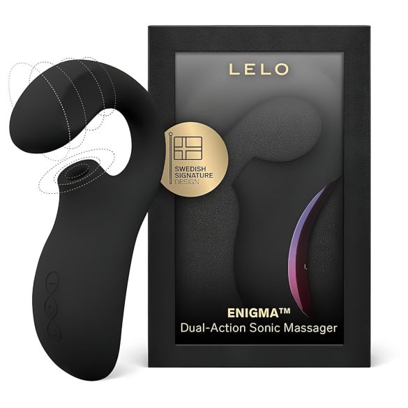 LELO Enigma - laetav, veekindel, 2in1 G-punkti vibraator (must)