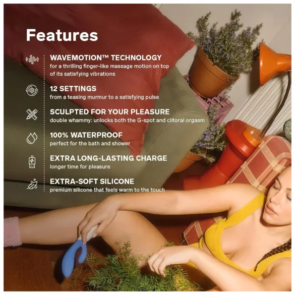 LELO Ina Wave 2 - akuga veekindel vibreeriv vibraator - lilla