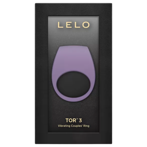 LELO Tor 3 - rakenduse kaudu juhitav vibreeriv peenisering meestele (lilla)