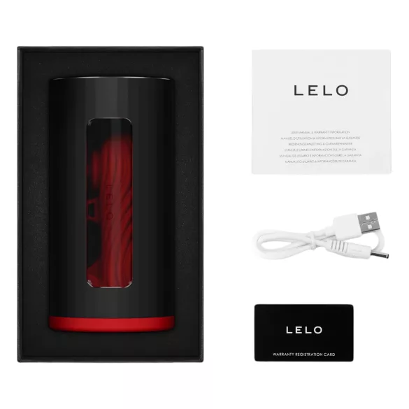 LELO F1s V3 - interaktiivne masturbaator - punane