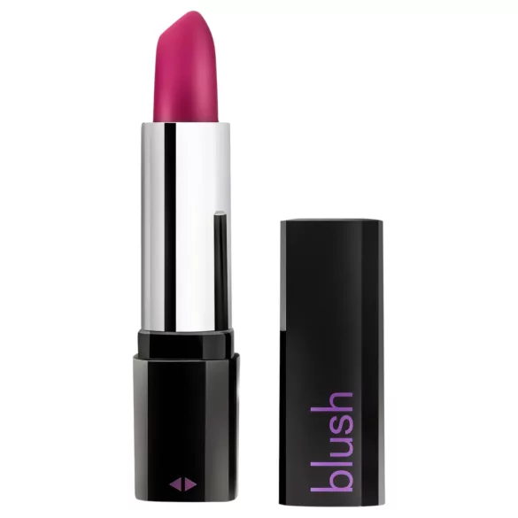 Blush Lipstick Rosé - veekindel huulepulga vibraator - must-roosa
