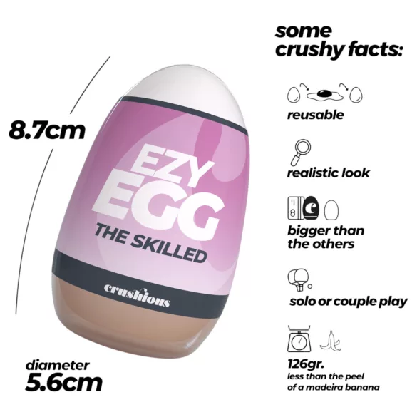 Crushious Ezy Egg The Skilled - masturbatsiooni muna (nahatooni)