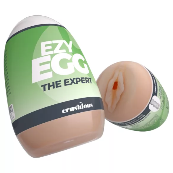 Crushious Ezy Egg The Expert - masturbaatorimuna (naha­värvi)