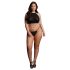 Le Désir Plus Size - sädelev peokomplekt - must (XL-3XL)