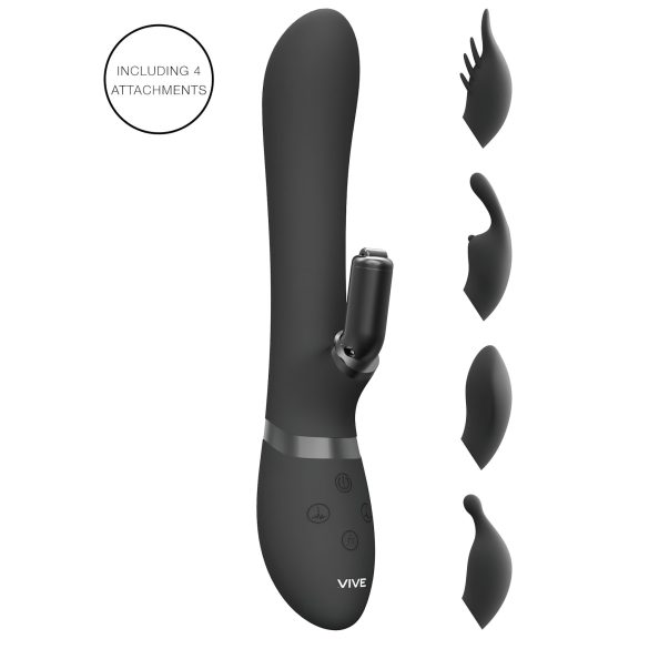 Vive Chou - 4in1 kliitori vibraator (must)