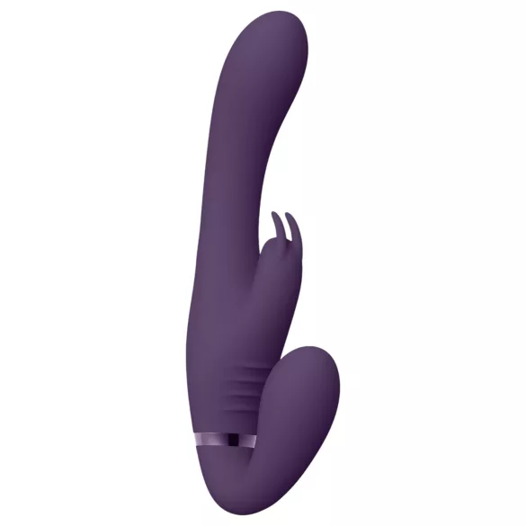 Vive Suki - strap-on vibraator ilma rihmadeta - lilla