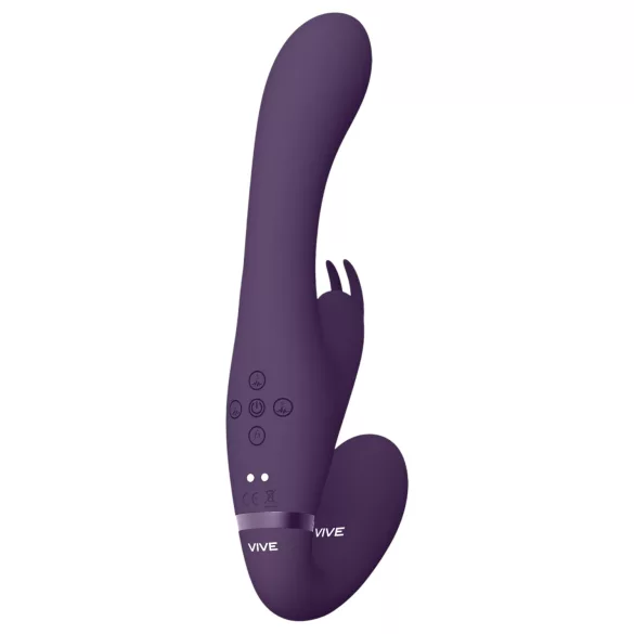 Vive Suki - strap-on vibraator ilma rihmadeta - lilla