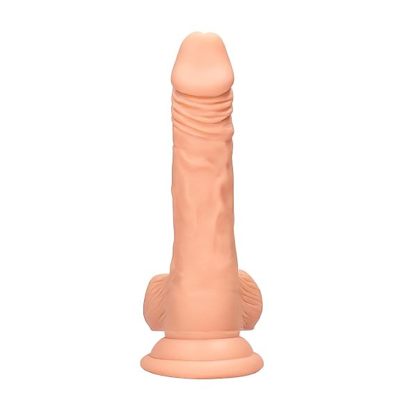 RealRock Dong 7 - realistlik munanditega dildo 17cm - naturaalne