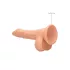 RealRock Dong 7 - realistlik munanditega dildo 17cm - naturaalne