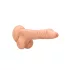 RealRock - dildo munanditega - realistlik - 20cm naturaalne