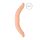 RealRock Double Dong 14 - kahekordne dildo (36cm) - naturaalne