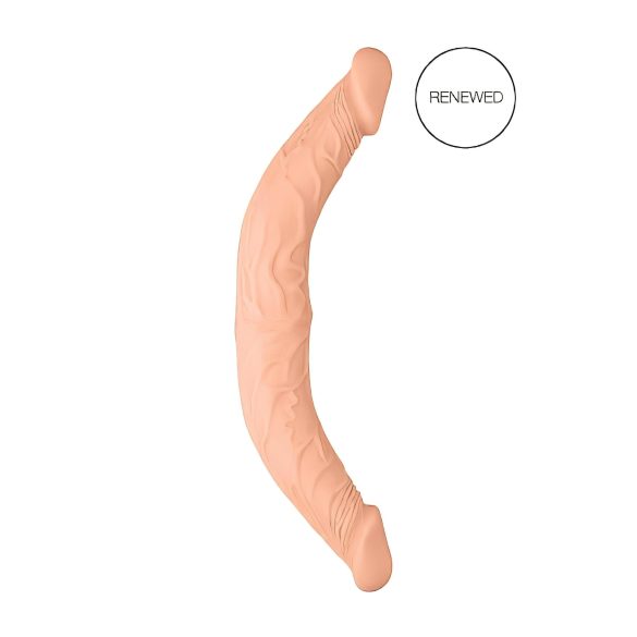 RealRock Double Dong 14 - kahekordne dildo (36cm) - naturaalne