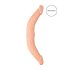 RealRock Double Dong 14 - kahekordne dildo (36cm) - naturaalne