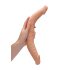 RealRock Double Dong 14 - kahekordne dildo (36cm) - naturaalne