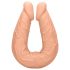 RealRock Double Dong 14 - kahekordne dildo (36cm) - naturaalne