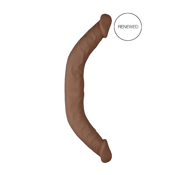 RealRock topelõuga dildo 18" (46 cm) - tume naturaalne