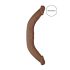 RealRock topelõuga dildo 18" (46 cm) - tume naturaalne