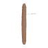 RealRock topelõuga dildo 18" (46 cm) - tume naturaalne