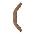 RealRock topelõuga dildo 18" (46 cm) - tume naturaalne