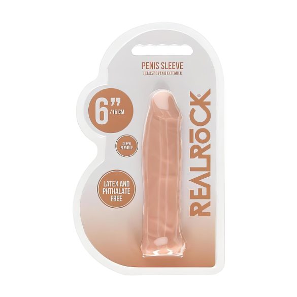 RealRock - peenisekate 17 cm - naturaalne