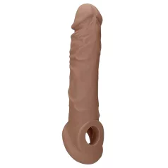 RealRock - peenisehülss - 21 cm - tume naturaalne