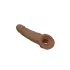 RealRock - peenisehülss - 21,5 cm - tume naturaalne