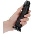 RealRock - Must tapadusega realistlik dildo - 15,5cm