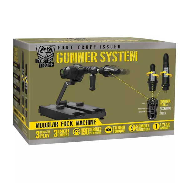 Doc Johnson Gunner System - seksimasin - must