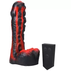   Doc Johnson Mini F-Machine Tendril - kaugjuhtimisega tõukevibraator - punane
