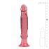 Crystal Jellies - roosa iminapaga anaalne dildo