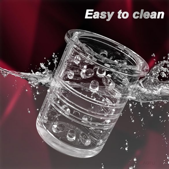 AlvUp - automaatne masturbaator - pöörlev ja tõukav - must