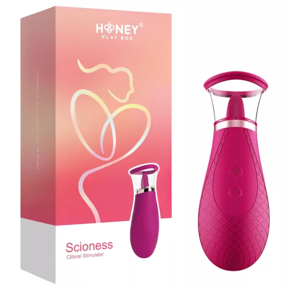 Honey Play Box Scioness - kliitori stimuleerija imemise ja lakkumisega - roosa
