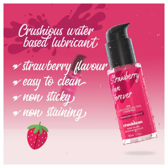Crushious - veepõhine libesti, maasika (50 ml)