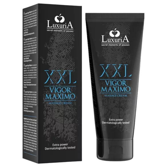 LuxuriA Vigor Maximo XXL - peenise suurendav ja niisutav kreem (75 ml)