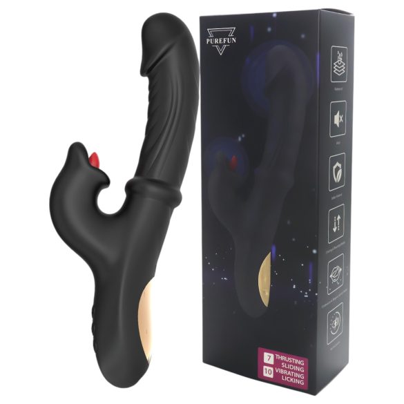 Wilson - võimas kliitori tõstev vibraator (must)
